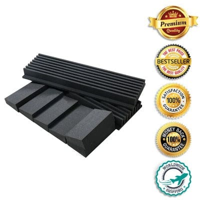 silexofy Soundproof Panel - Wall Set Sound Absorption Kit 1 Pc - 2 Colors - KK1050