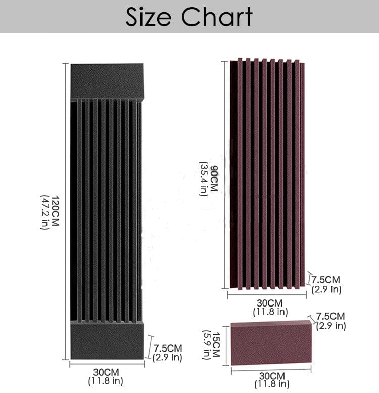 silexofy Wall Set Soundproof Panels - 2 Colors - KK1038