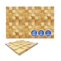 silexofy™ Genuine 3D Geometric Style Wooden Wall Art Panel 30 x 30cm (12 x 12in) KK1234