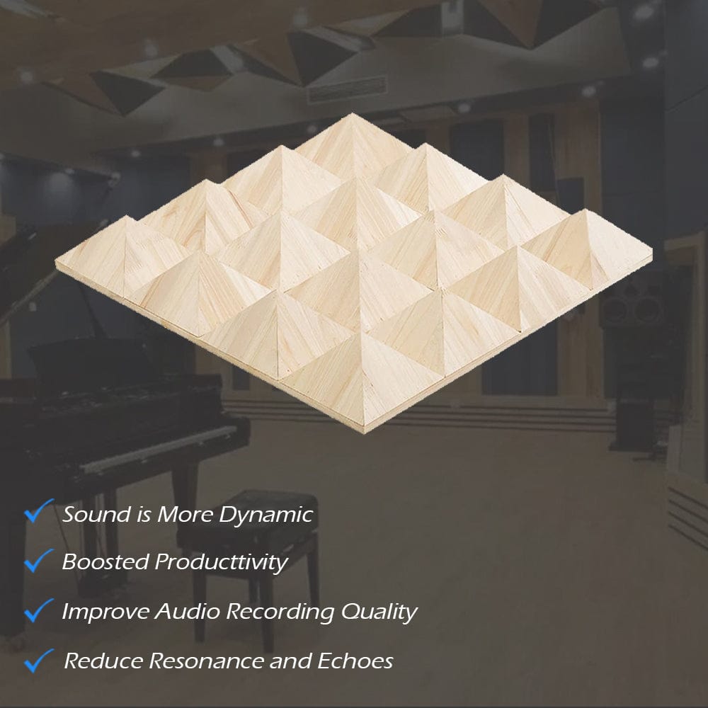 silexofy™ Acoustic Sound Diffuser - Pyramid - KK1099