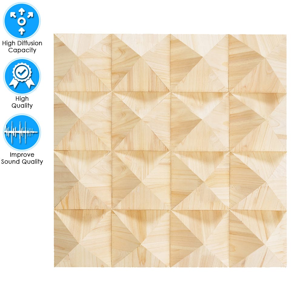 silexofy™ Acoustic Sound Diffuser - Pyramid - KK1099