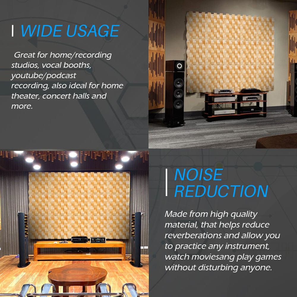 silexofy™ Acoustic Sound Diffuser - Quadratic - KK1098