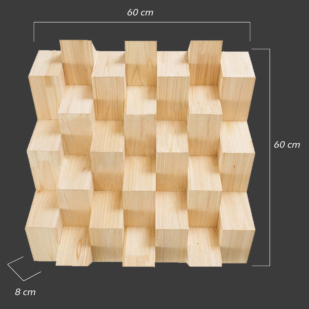 silexofy™ Acoustic Sound Diffuser - Quadratic - KK1098