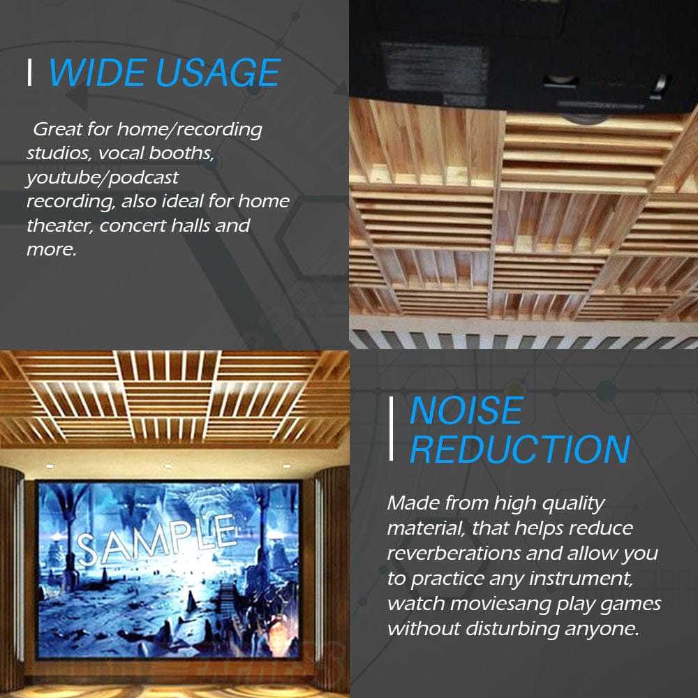 silexofy™ Acoustic Sound Diffuser - Rectangle - KK1096