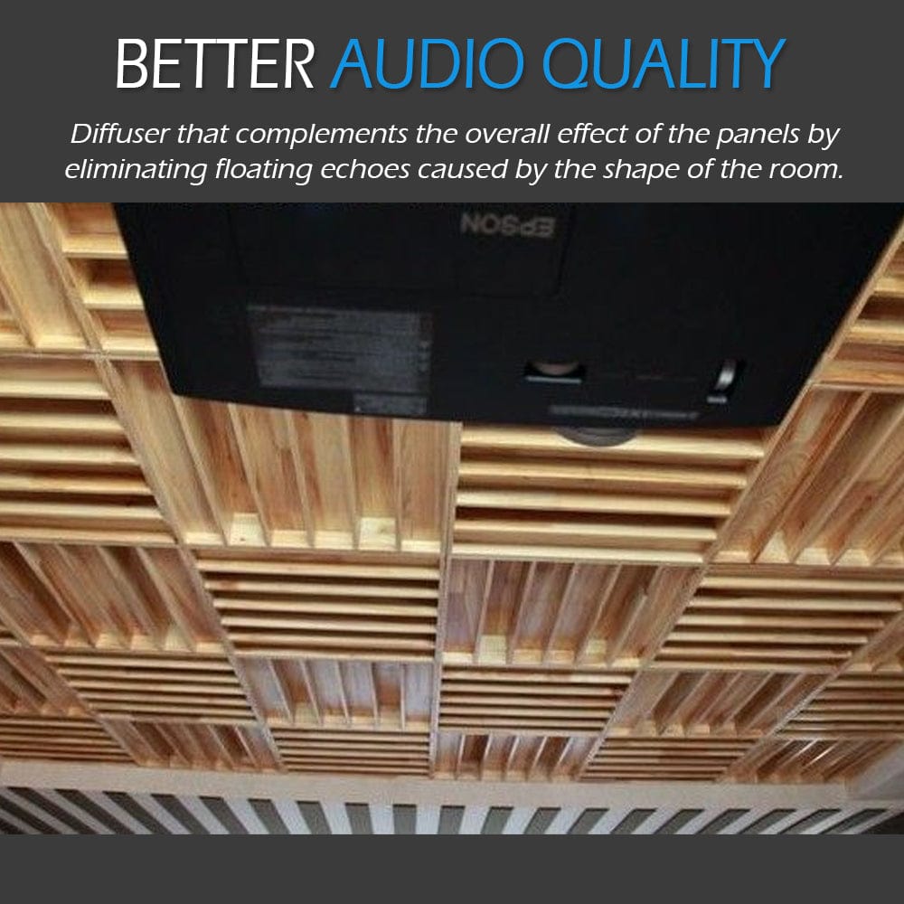 silexofy™ Acoustic Sound Diffuser - Rectangle - KK1096
