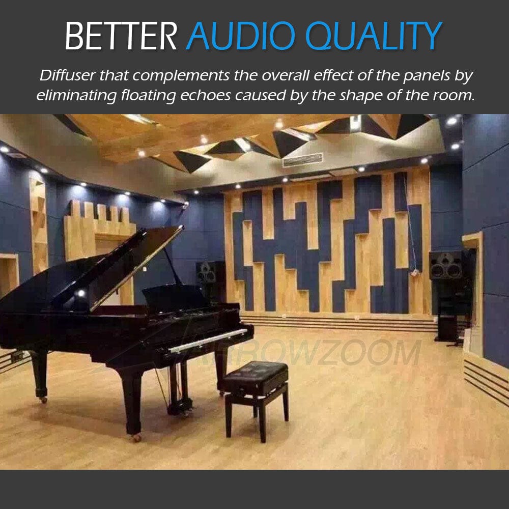 silexofy™ Pro Acoustic Sound Diffuser - 3D Triangular - KK1203