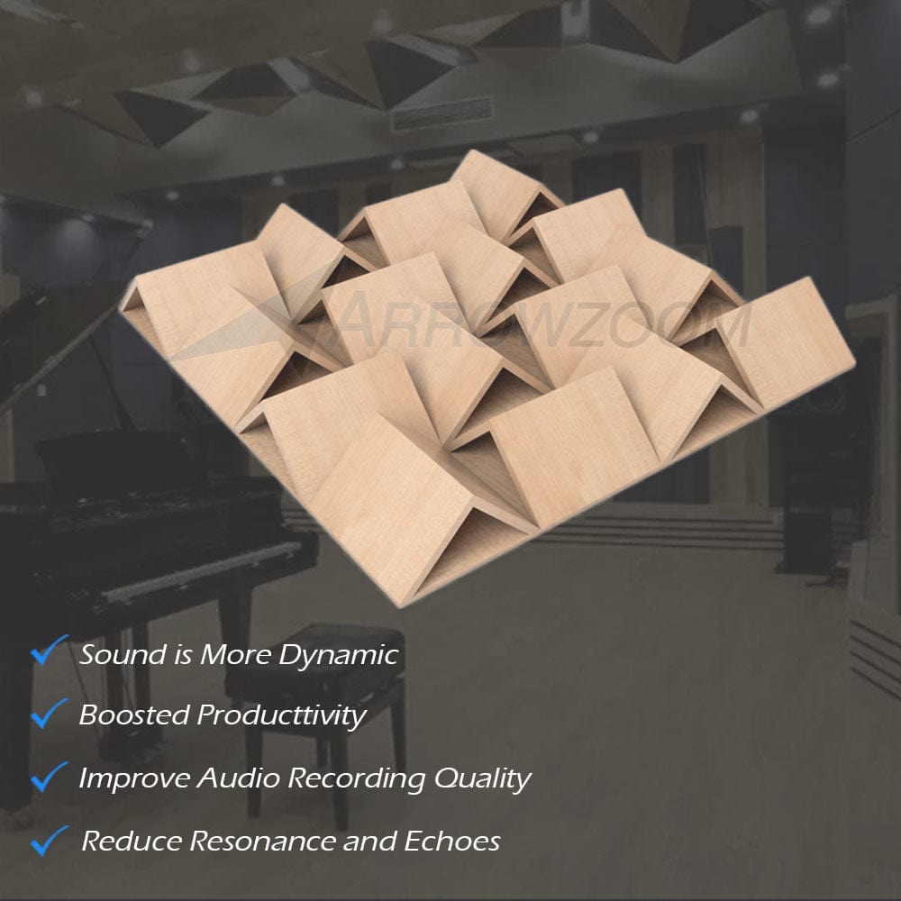 silexofy™ Pro Acoustic Sound Diffuser - 3D Triangular - KK1203
