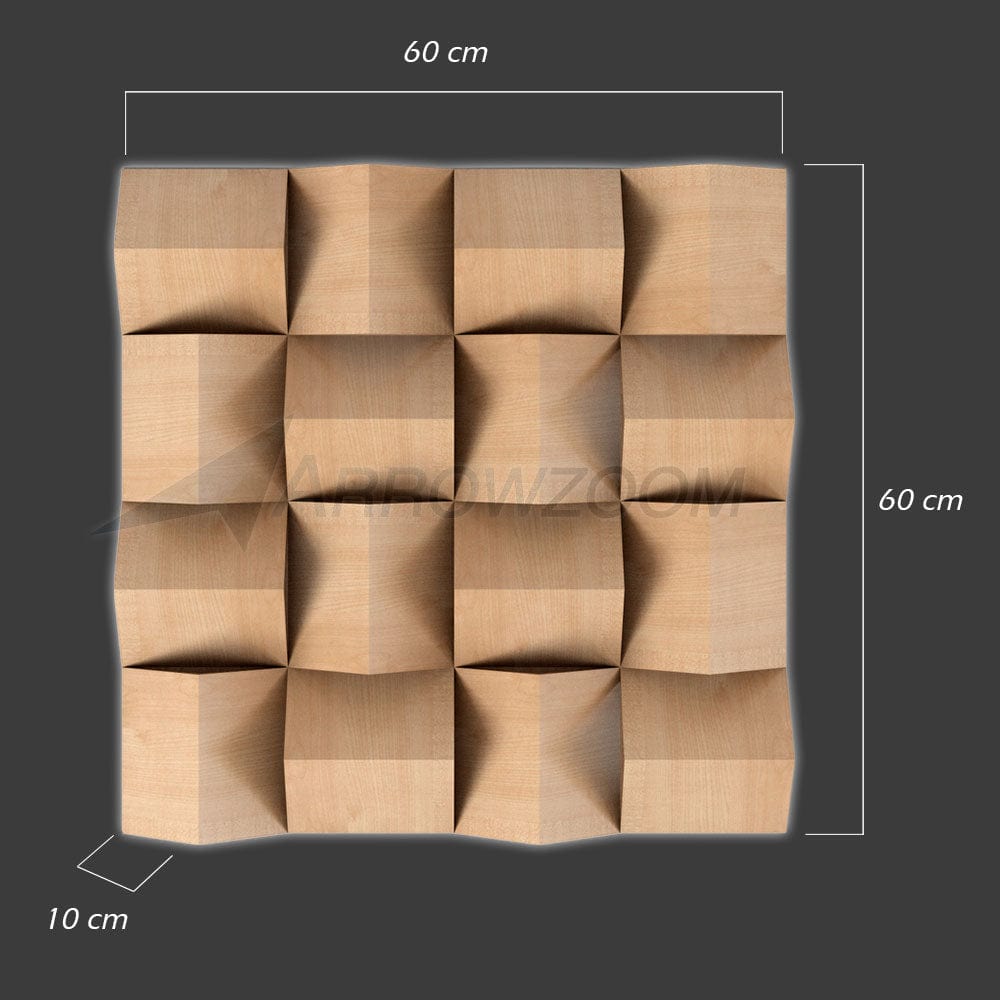 silexofy™ Pro Acoustic Sound Diffuser - 3D Triangular - KK1203