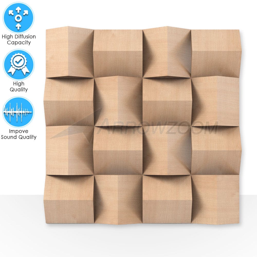 silexofy™ Pro Acoustic Sound Diffuser - 3D Triangular - KK1203