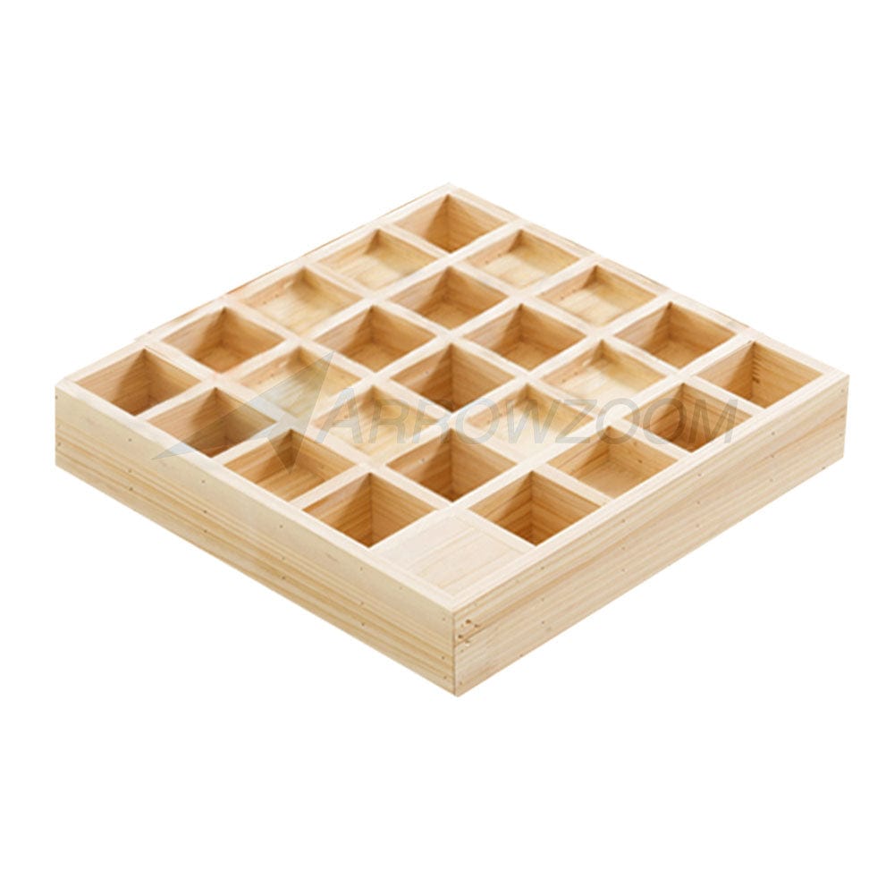 silexofy™ Pro Acoustic Wood Diffuser Panel - 25 Grid - KK1201