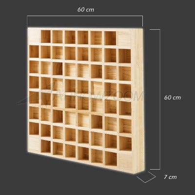 silexofy™ Pro Acoustic Wood Diffuser Panel - 64 Grid - KK1202