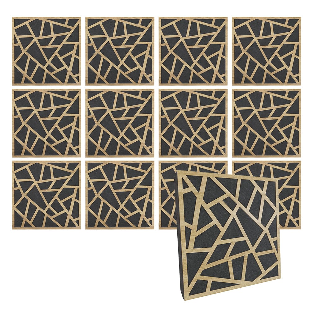 silexofy™ Diffuse PRO Square Felt Wooden Panel - KK1247