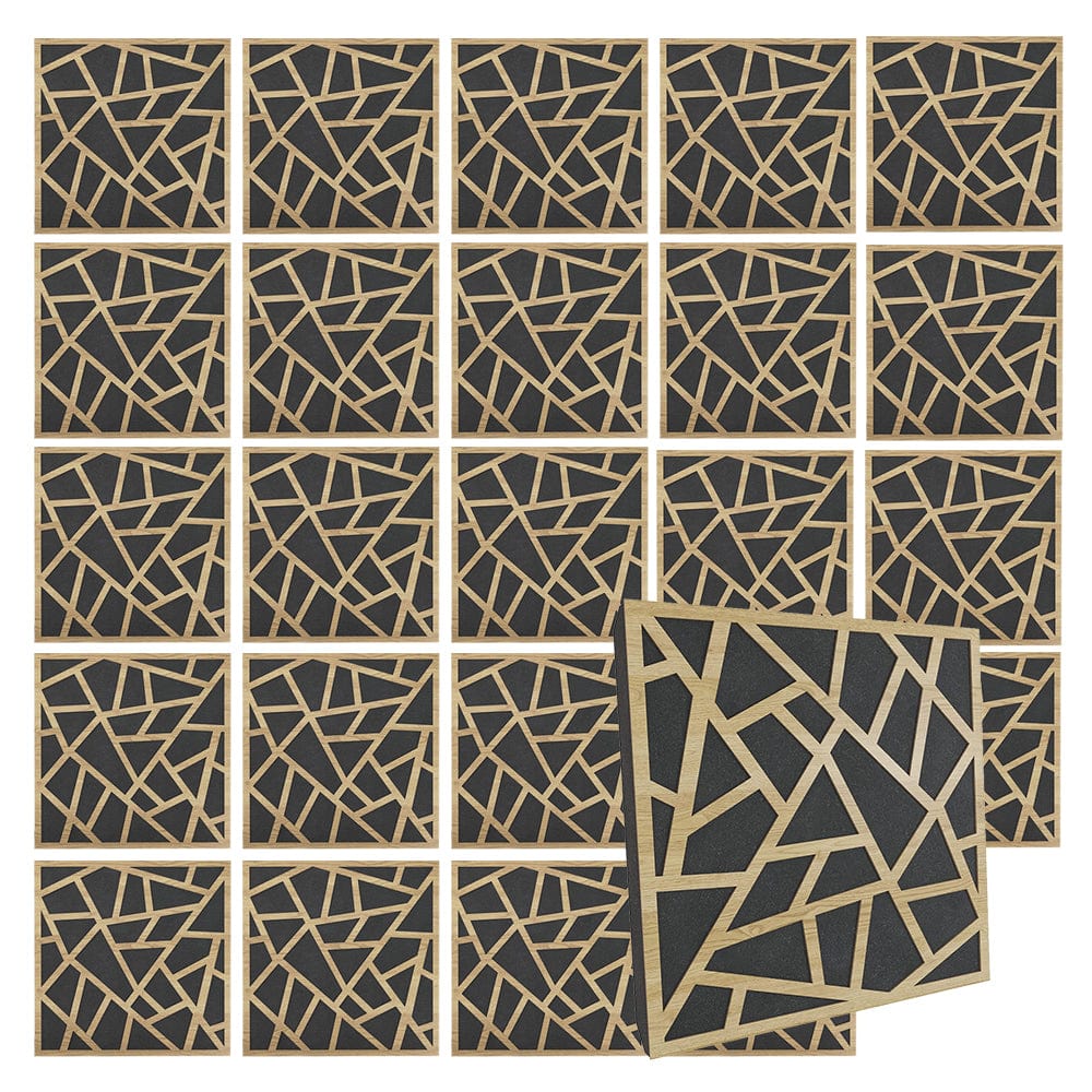 silexofy™ Diffuse PRO Square Felt Wooden Panel - KK1247