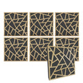 silexofy™ Diffuse PRO Square Felt Wooden Panel - KK1247