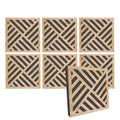 silexofy™ Diffuse PRO Diagonal Square Felt Wooden Panel - KK1308